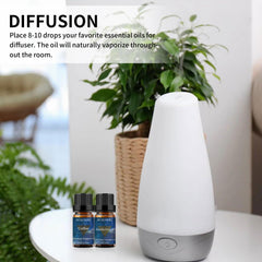 Usage options: diffuser, candle, bath, and massage with BURIBURI oils