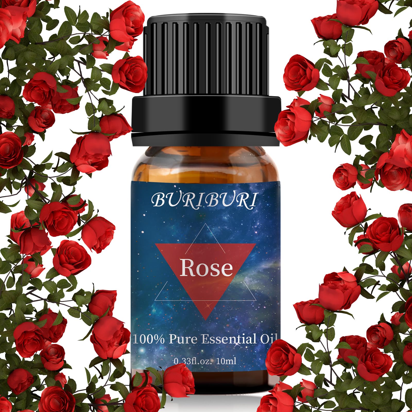 BURIBURI Rose essential oil 10ml bottle