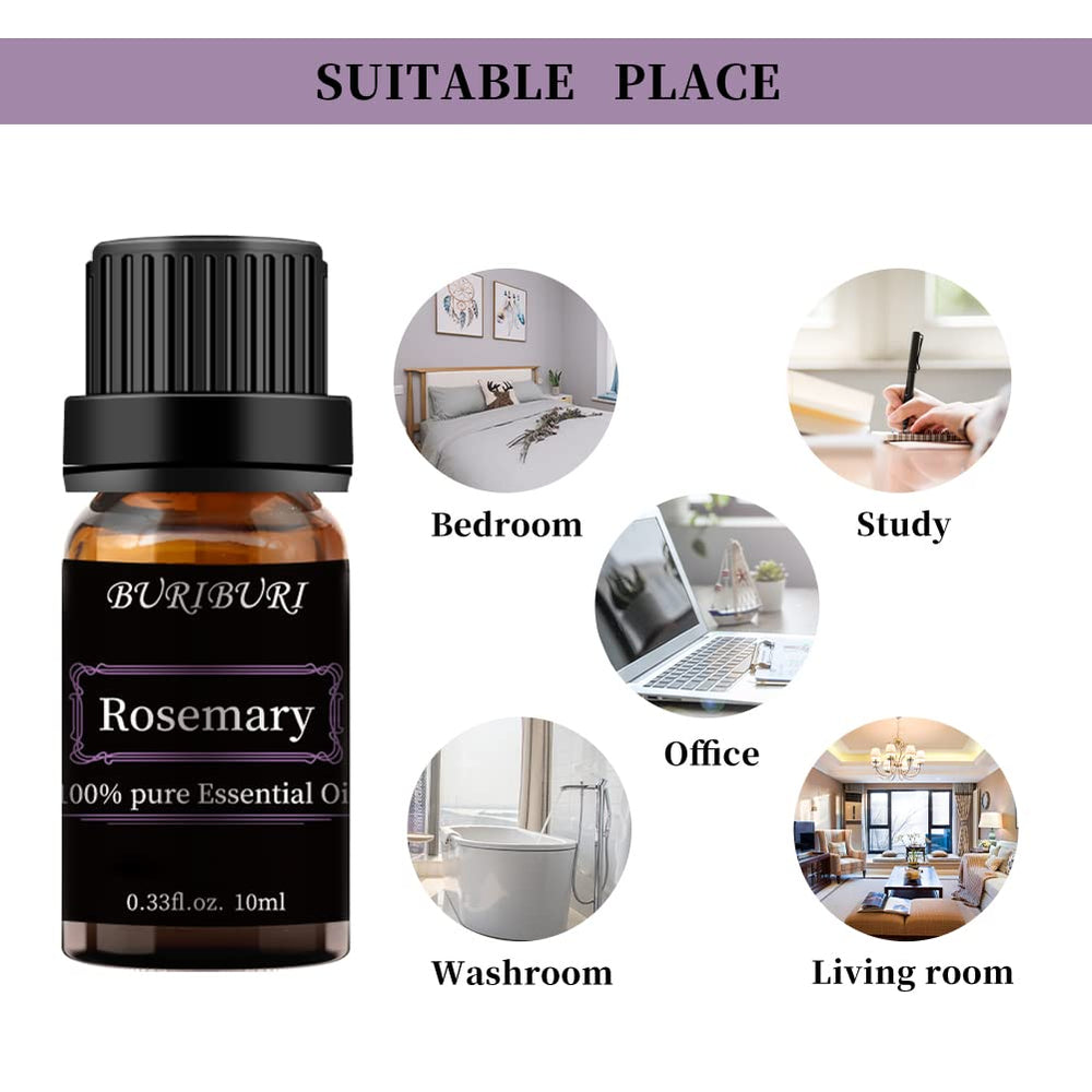 Blends with peppermint, basil, ginger and other oils