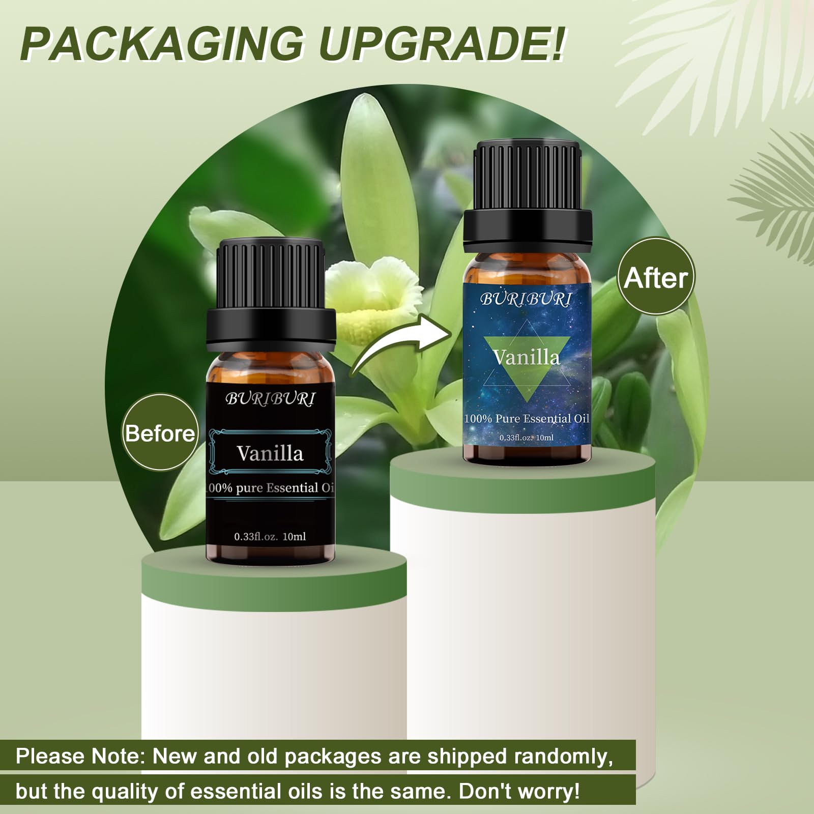 10ml Sandalwood Essential Oil bottle from BURIBURI gift set