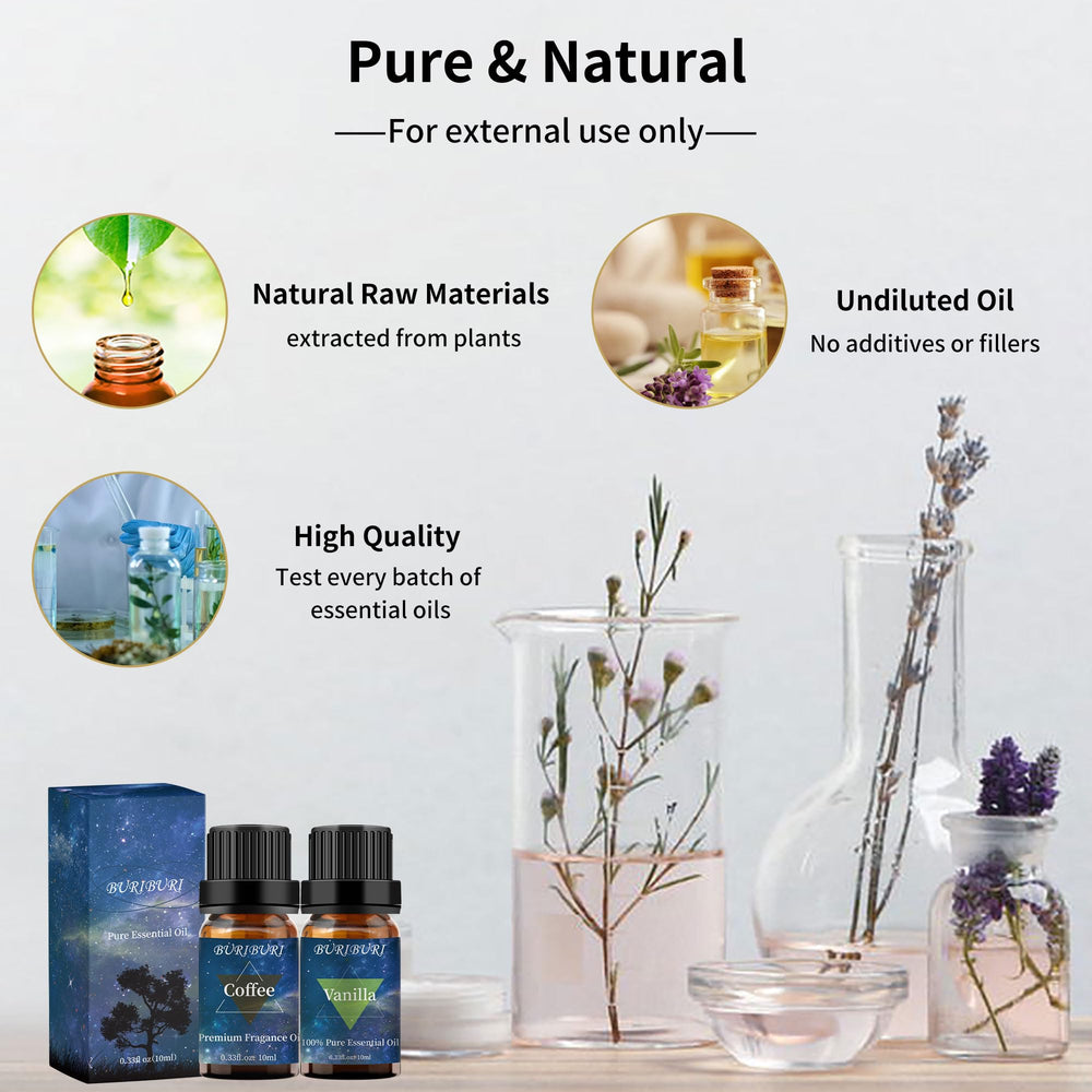 Diffuse and candle usage with BURIBURI oils