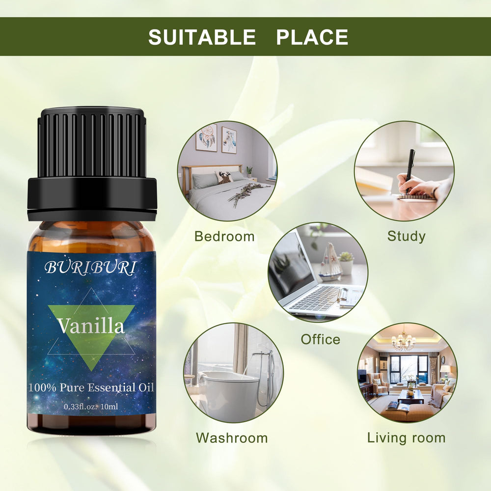 Vanilla essential oil blends with other oils like Sweet Orange