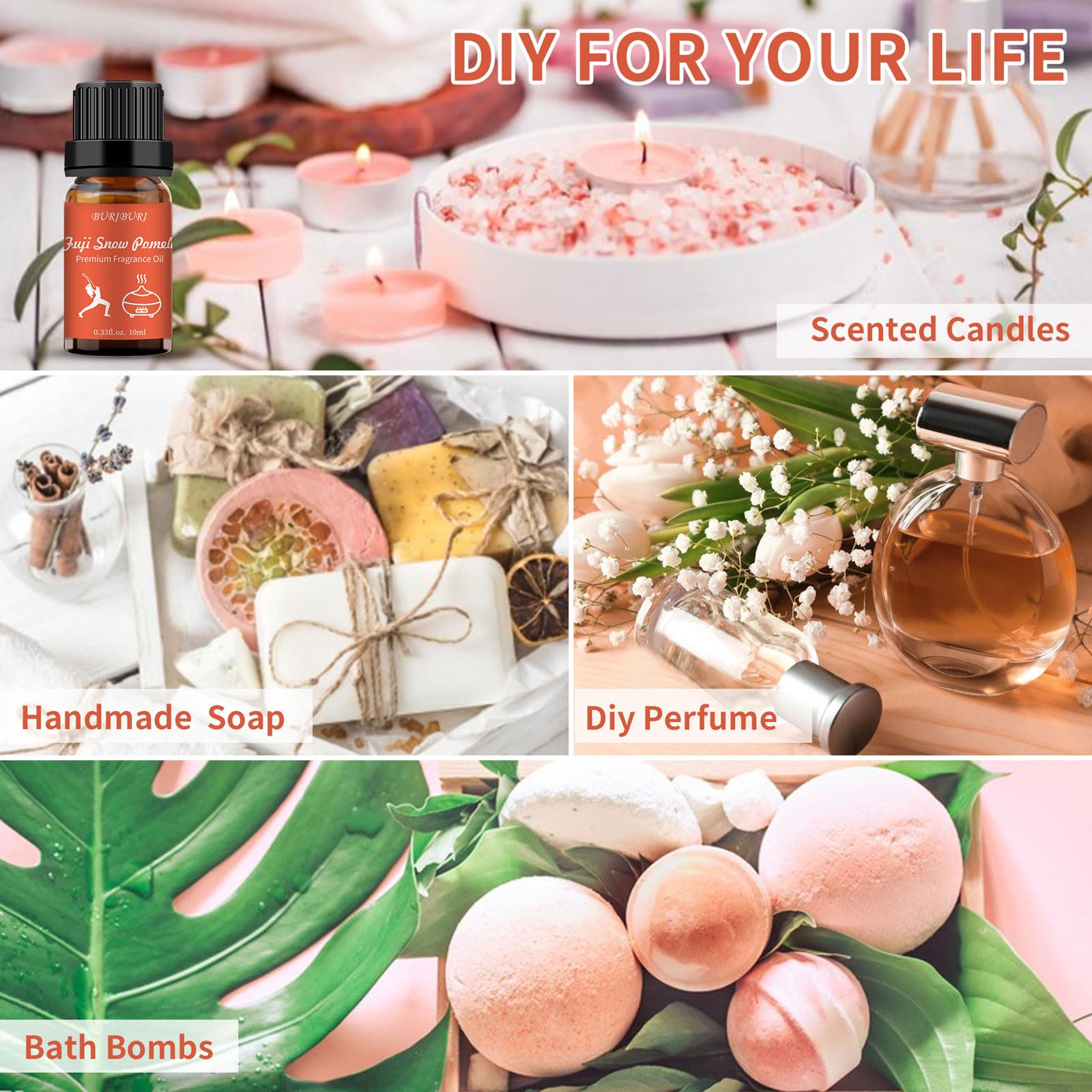 Gift set of BURIBURI scented oil for holidays