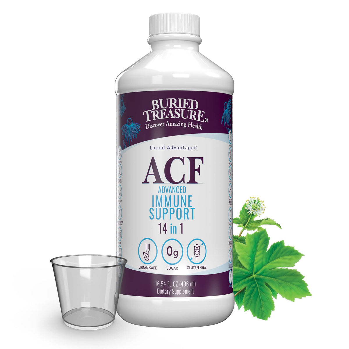 Bottle of Buried Treasure ACF Immune Support