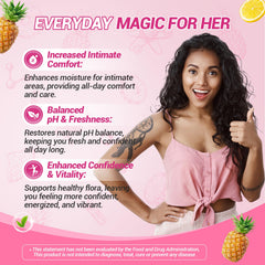 Graphic showing probiotic and botanical blend