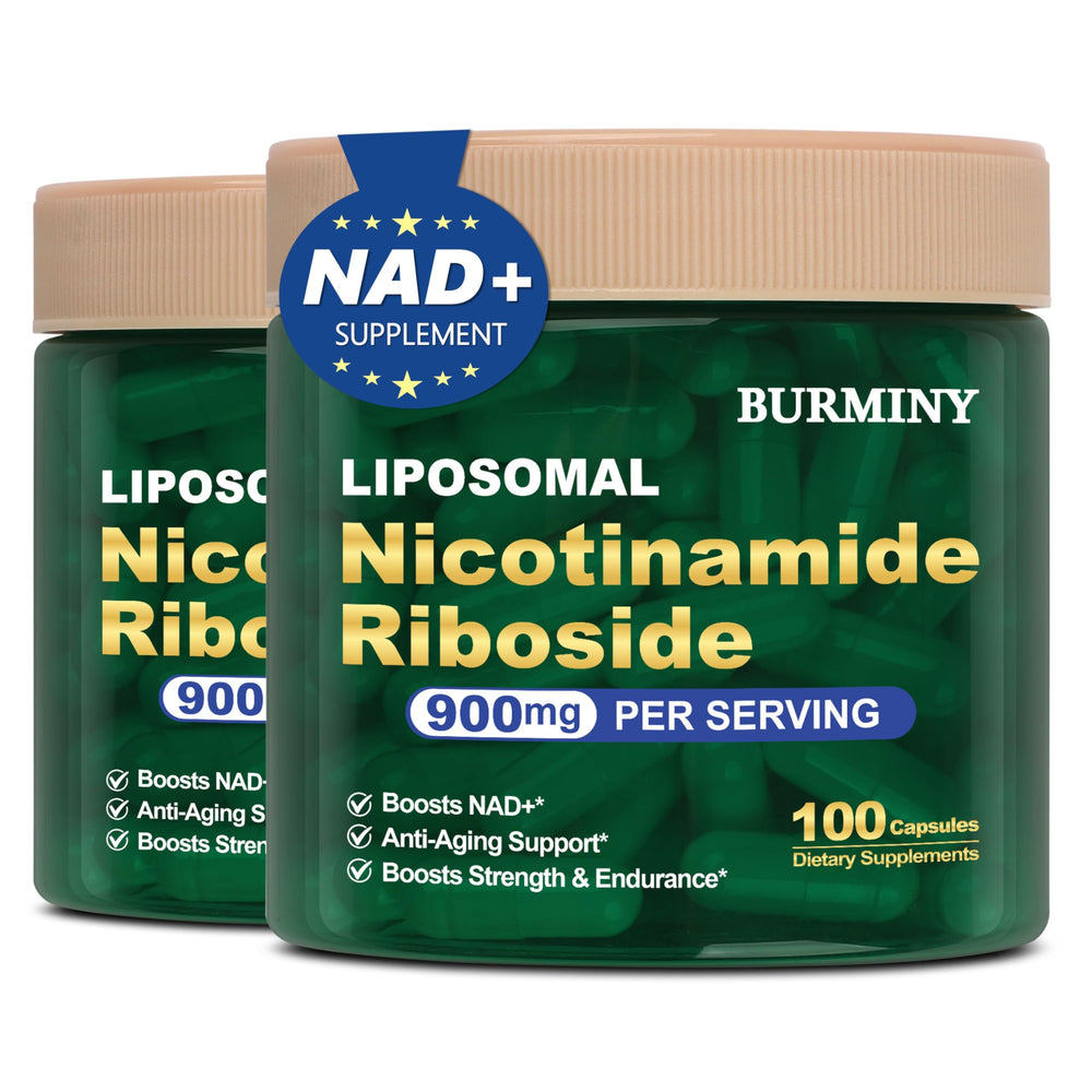 BURMINY NAD bottle showing liposomal delivery for absorption