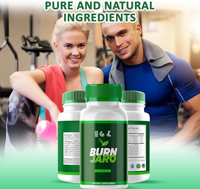 All-natural ingredients illustration for Burn Jaro