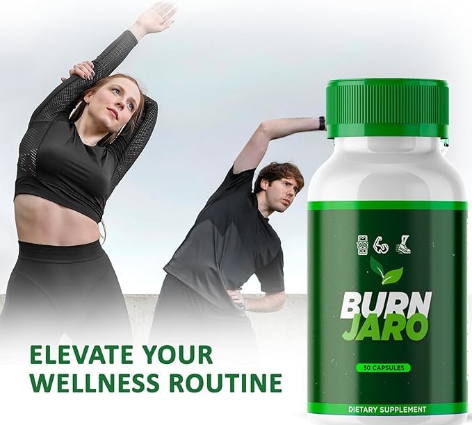 Burn Jaro packaging and bottle
