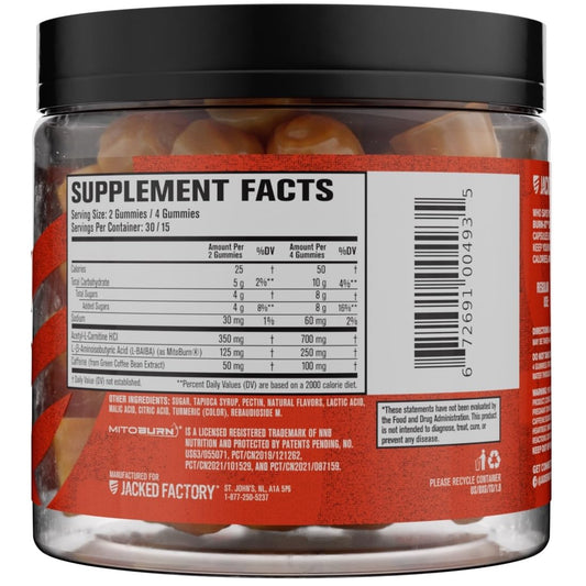 Close-up of a single Tangerine Sour gummy