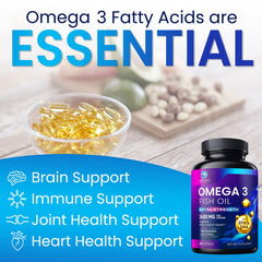 Burpless easy-to-swallow omega-3 softgels