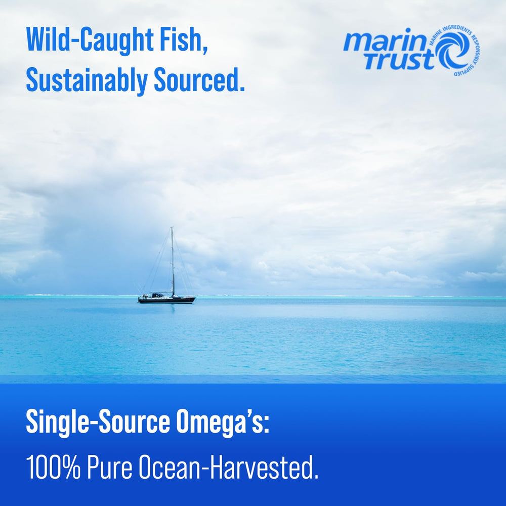 Burpless omega-3 capsules with natural lemon flavor