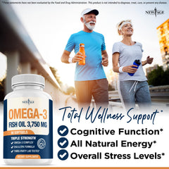 Burpless omega-3 softgels with no fishy aftertaste