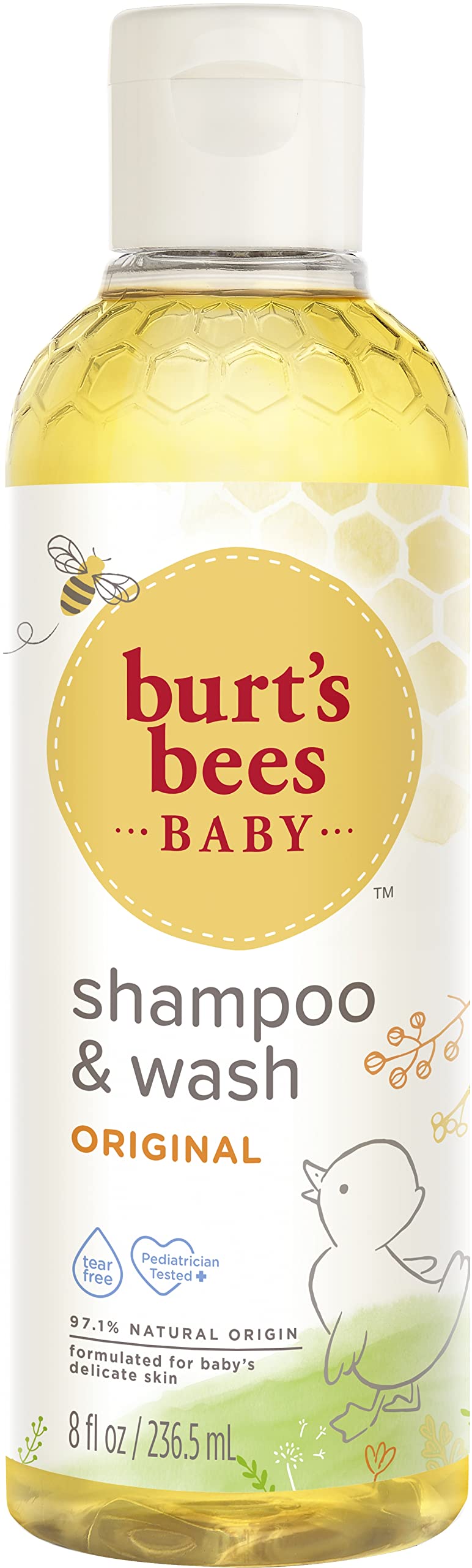 Burt's Bees Baby Bee Shampoo & Bodywash bottle with Fresh Scent, 8 fl oz