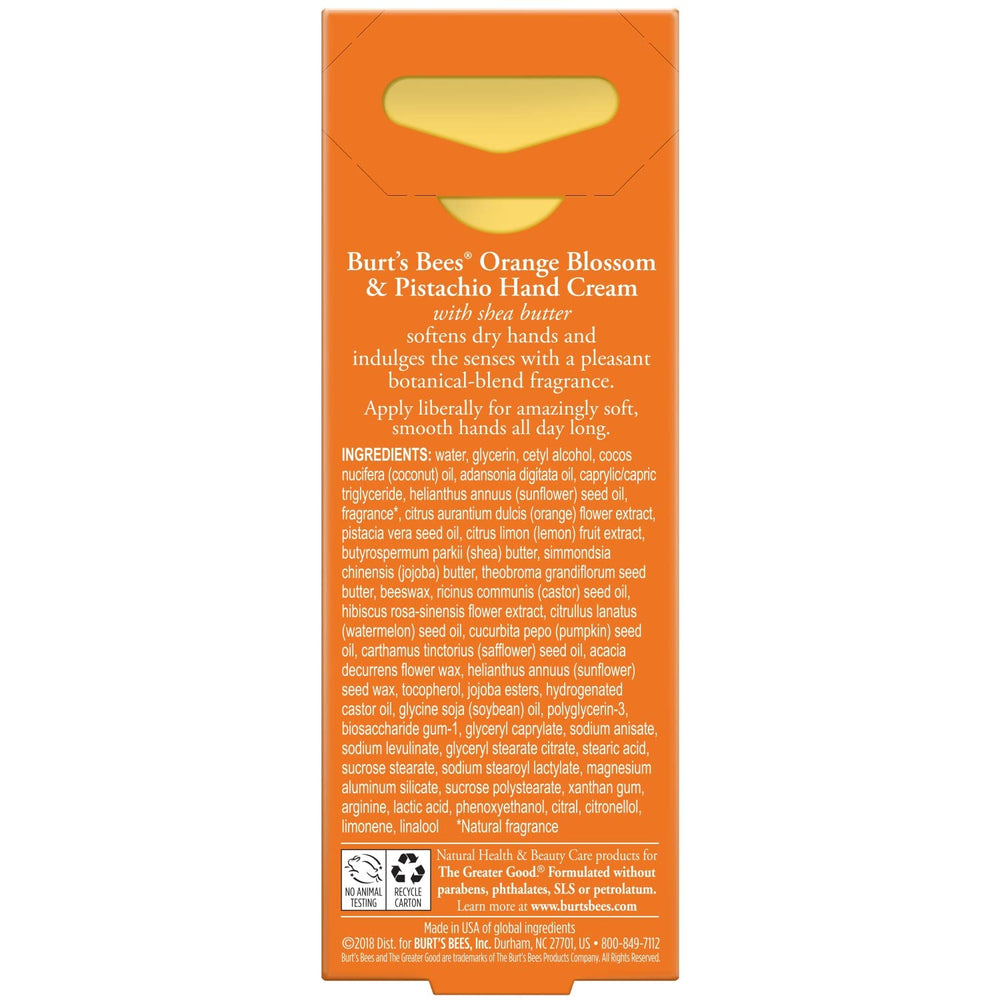 Burt's Bees formula with baobab and pumpkin seed oils for nourishment.