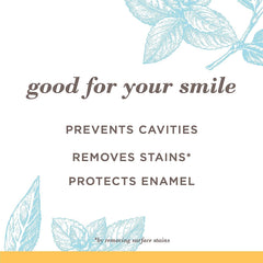 Tubed Burt's Bees Extra White Toothpaste Mountain Mint 4.7 oz side view