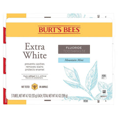 ADA Accepted seal on Burt's Bees toothpaste packaging