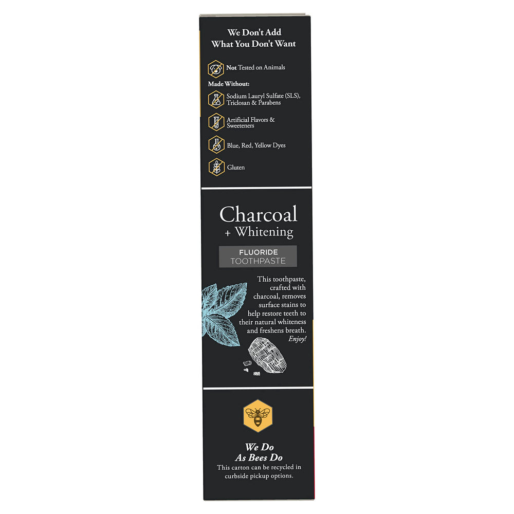 Eco-friendly recyclable carton packaging for Burt's Bees toothpaste