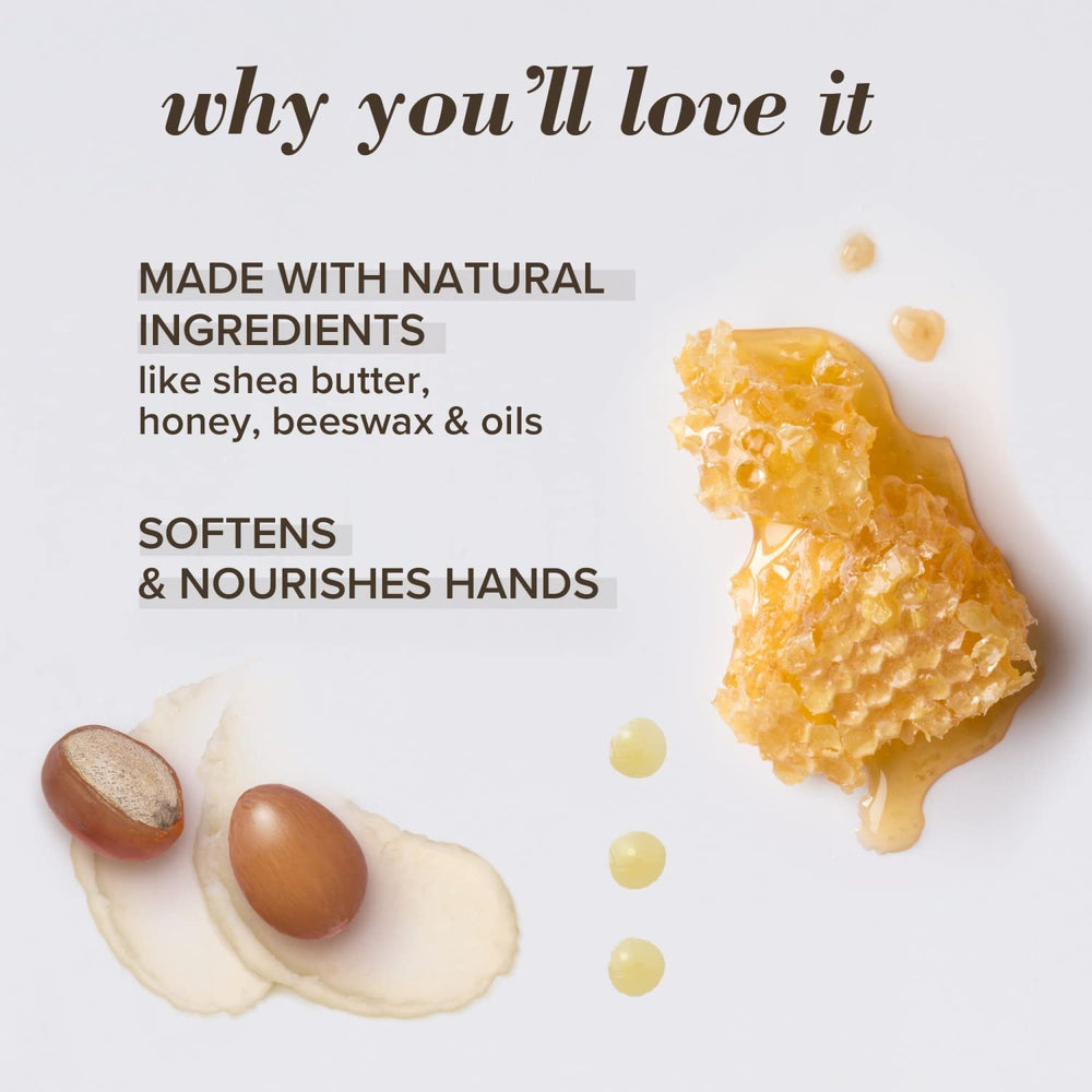 Burts Bees soft hands after application look smooth and comfortable