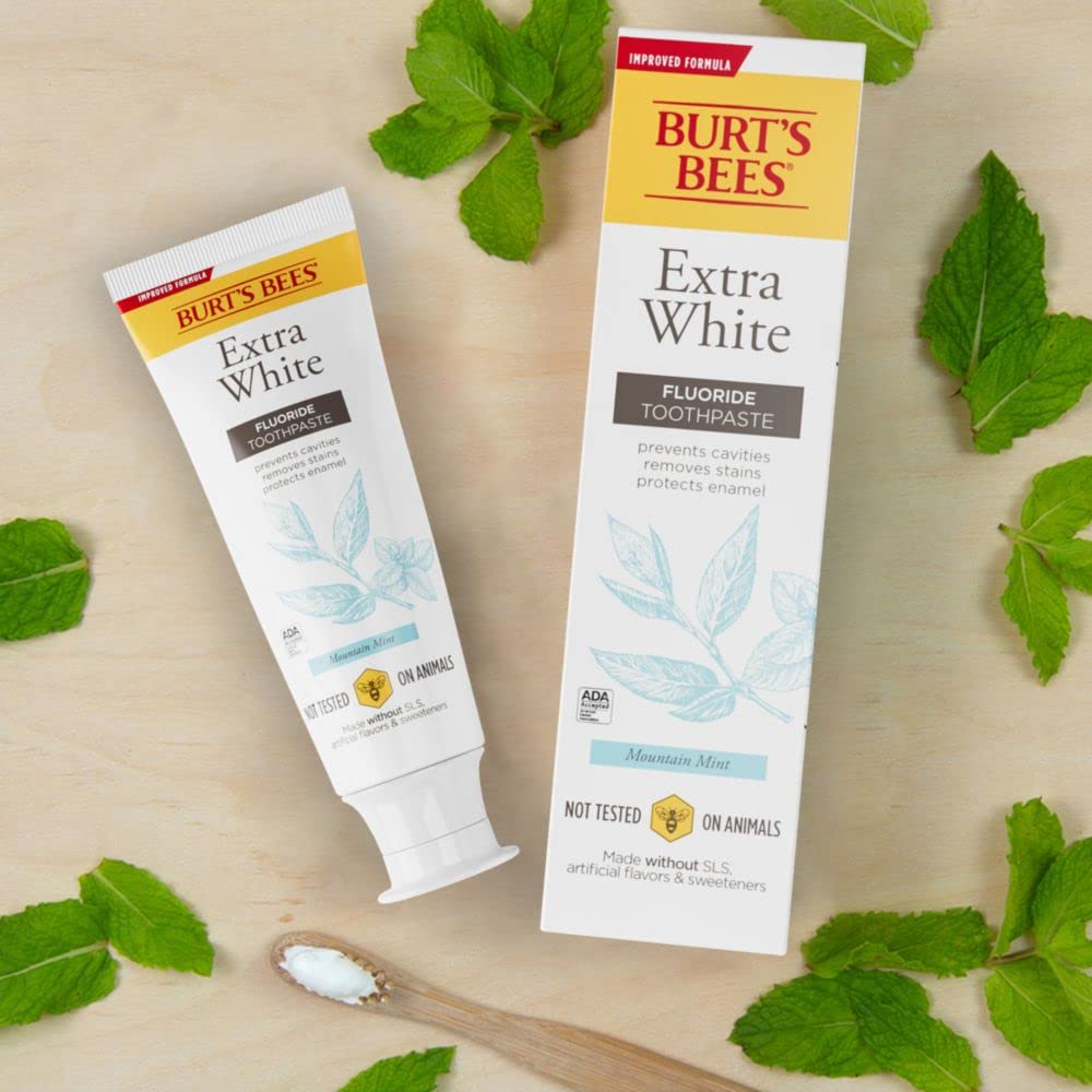 Minty Zen Peppermint scent imagery accompanying toothpaste.