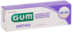 Tube of Butler G-U-M Ortho Gel Toothpaste for orthodontics