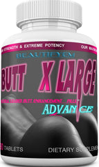 BEAUTIFYEM Butt XLarge Advance supplement bottle and packaging