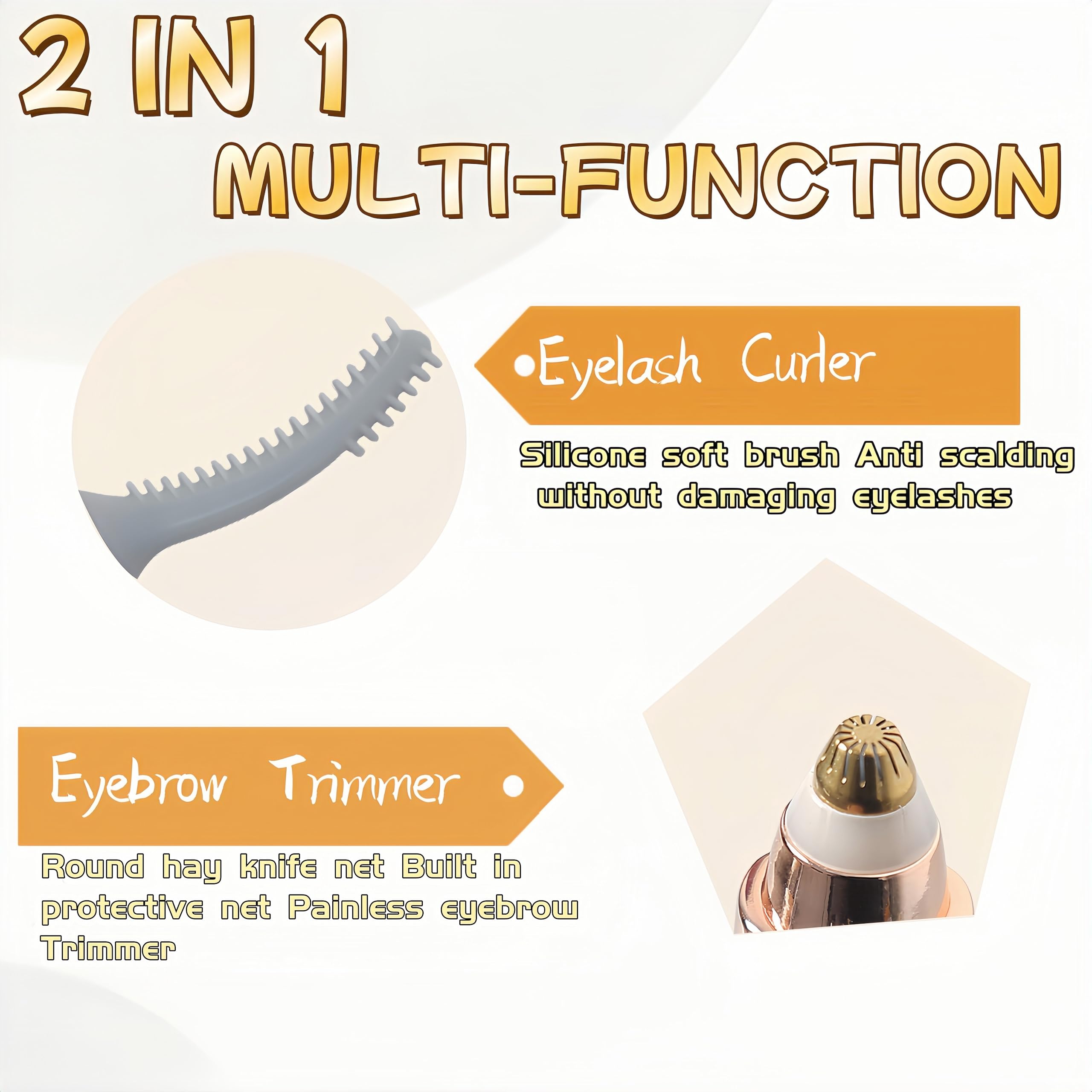 BUV anti-burn thermal design protects the eye area.