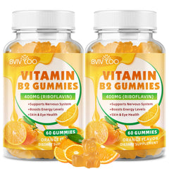 BVIVLOO Vitamin B2 Gummies 2-pack front label
