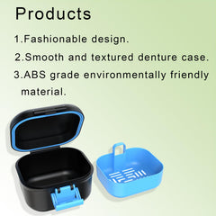 Compact and portable BVN denture case fitting in a pocket or bag