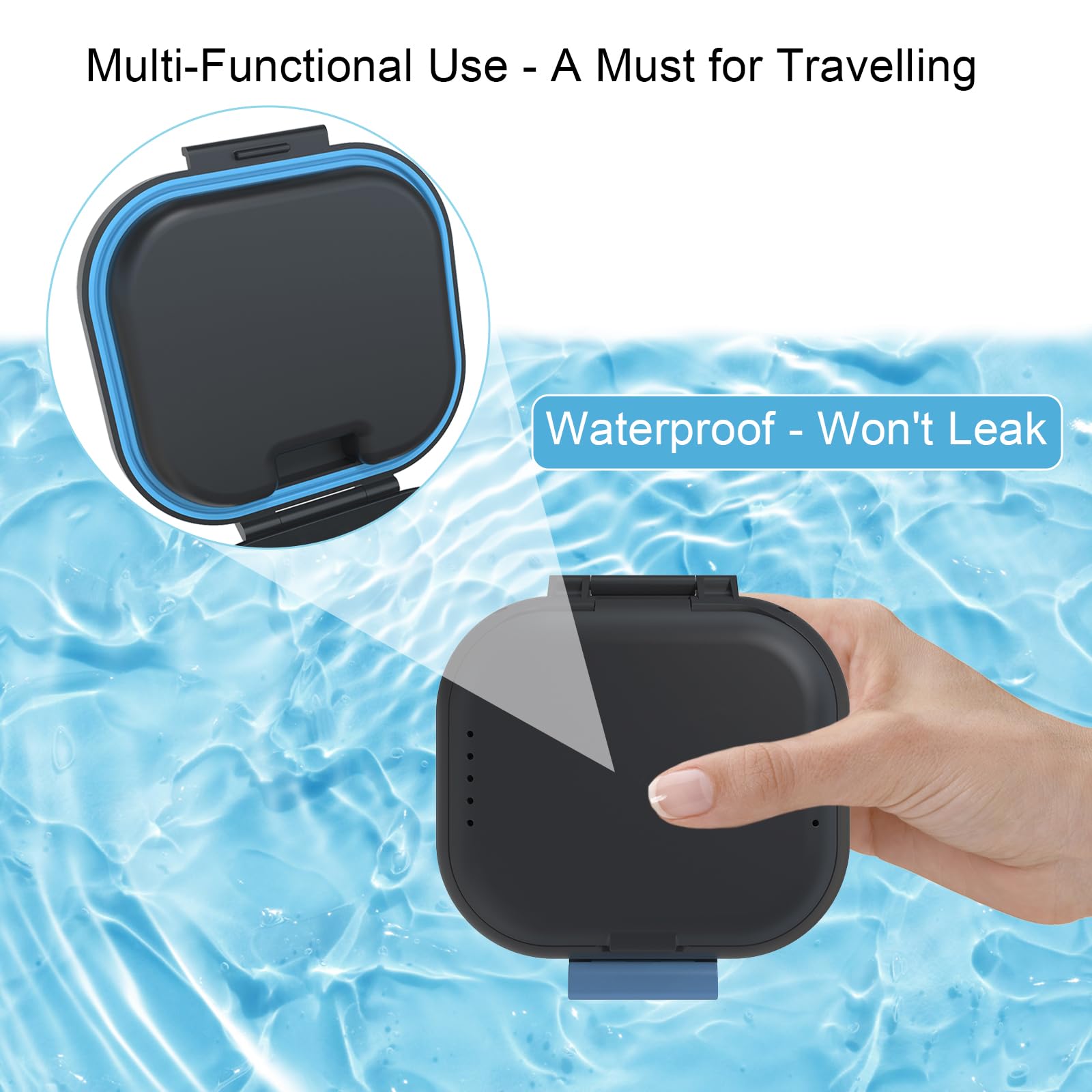 Bottom cavity and water reservoir capable of holding up to 200 ml