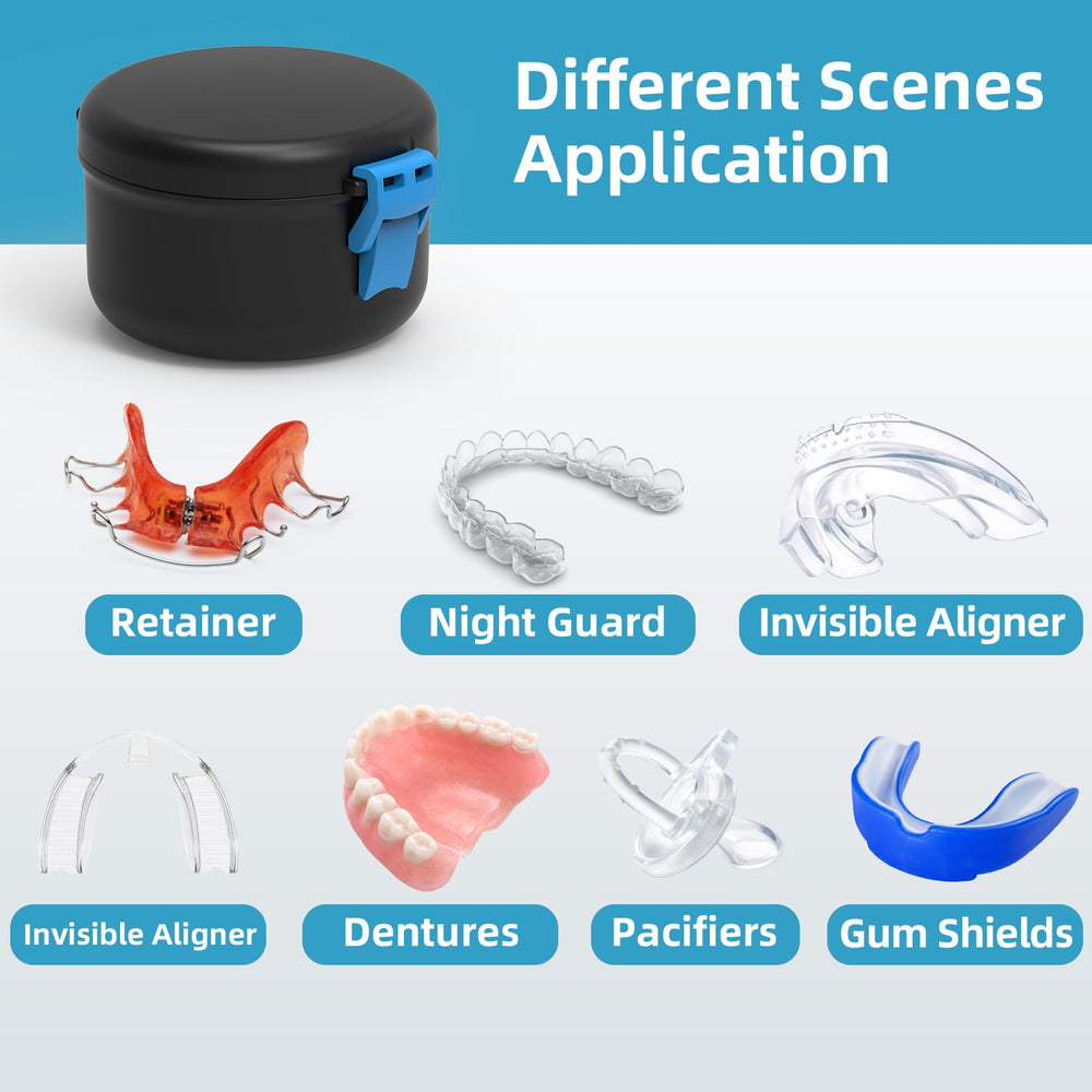 Compact portable BVN denture cup for travel