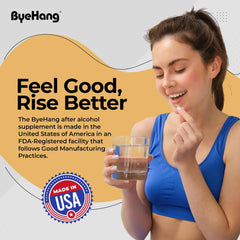 Close-up of ByeHang DHM 1200mg capsules