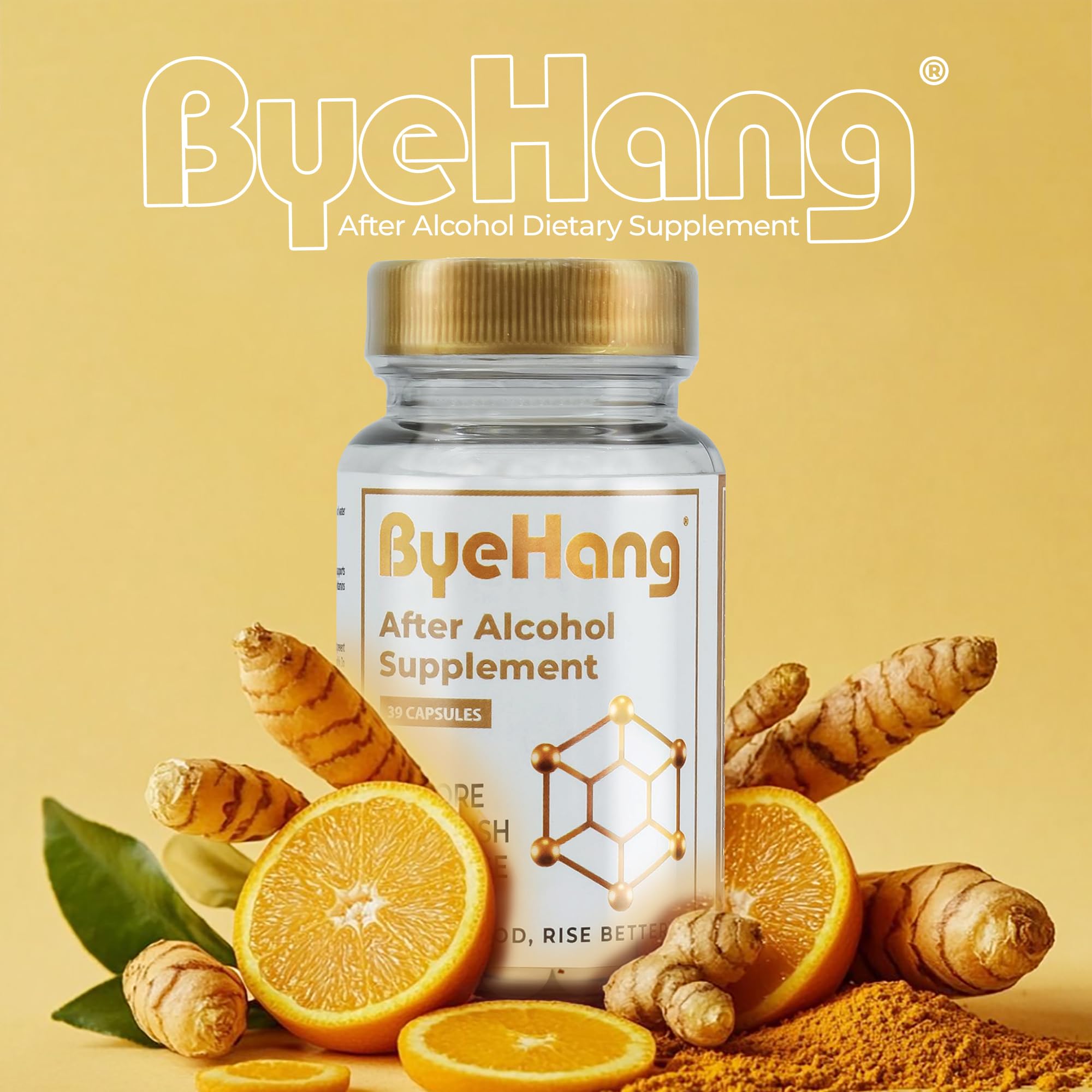 Ingredients list for ByeHang DHM 1200mg