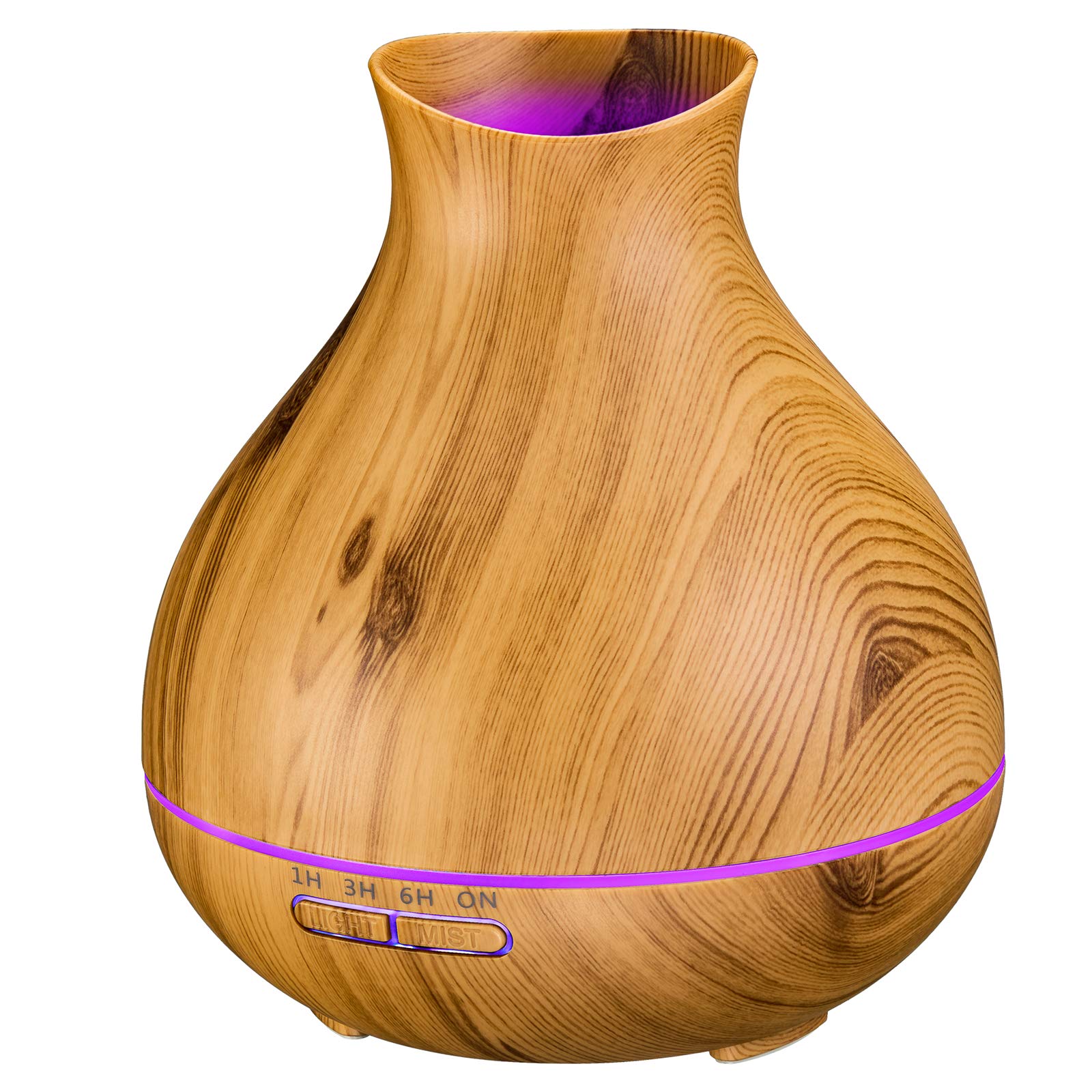 Front view of BZseed 550ml wood grain diffuser
