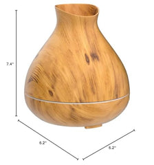 Side view of the BZseed diffuser in wood grain finish