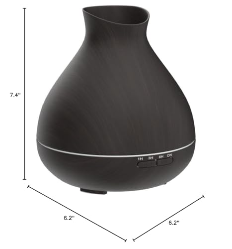 Wood-toned aromatherapy diffuser for home decor