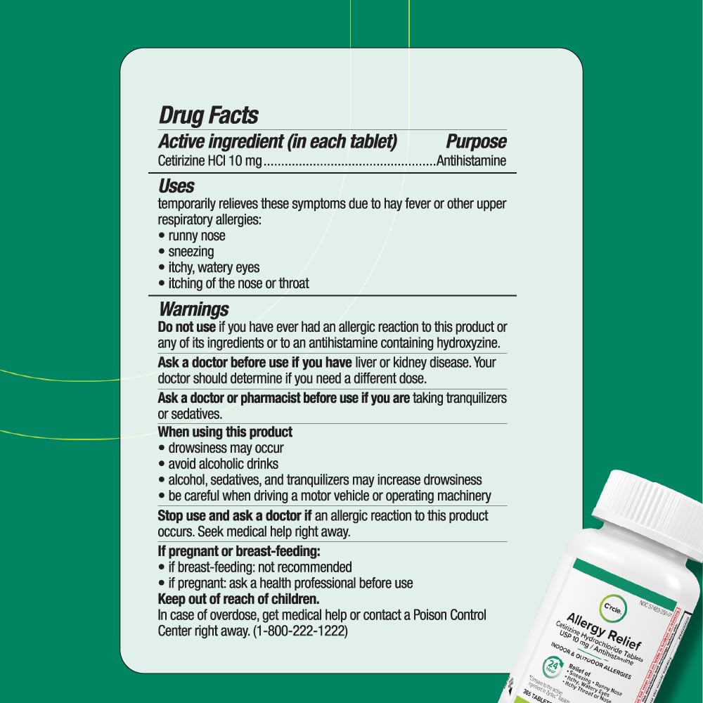C'rcle affordable allergy medicine as a budget-friendly option