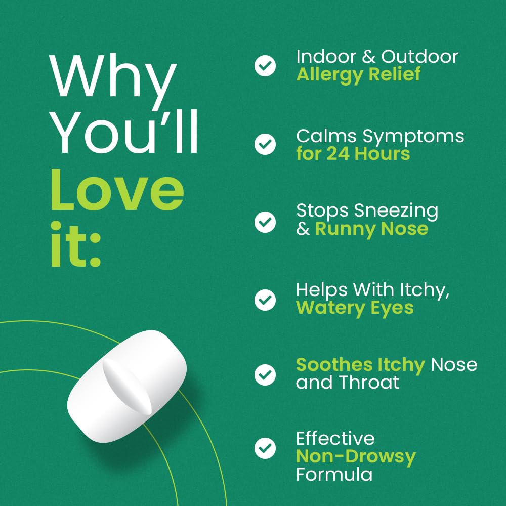 C'rcle cetirizine 10mg tablet bottle for convenient daily use