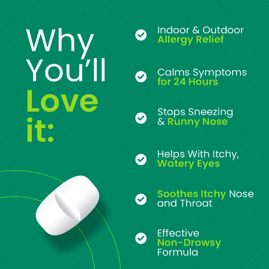 C'rcle cetirizine 10mg tablet bottle for convenient daily use