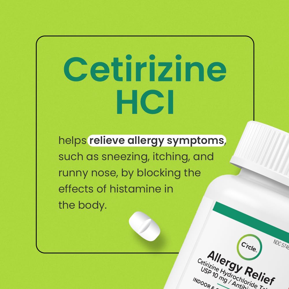 C'rcle cetirizine suitable for adults and children in families