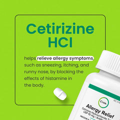 C'rcle cetirizine suitable for adults and children in families