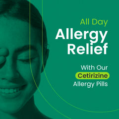 C'rcle non-drowsy cetirizine illustration emphasizes alertness
