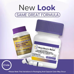 C'rcle Esomeprazole 24-hour relief concept featuring night-time symptom control.