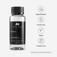 Cabana diffuser oil shown in a living room setting