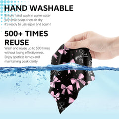 Multi-use cleaning cloths for glasses, phone screens and cameras