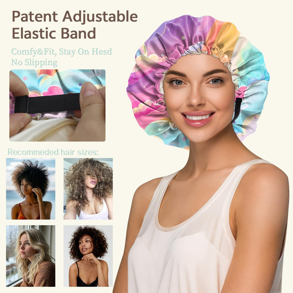 Cabreche double-layer silk design showing soft, breathable hair protection.