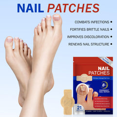 Cacukn toenail overnight renewal 8 hours demonstrates overnight wear for renewing brittle nails.