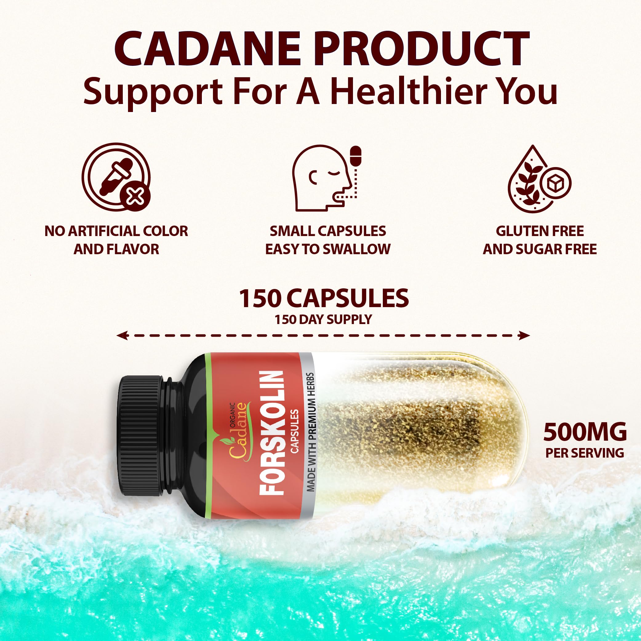 Close-up of turmeric Arjuna Garcinia Cambogia and green tea ingredients