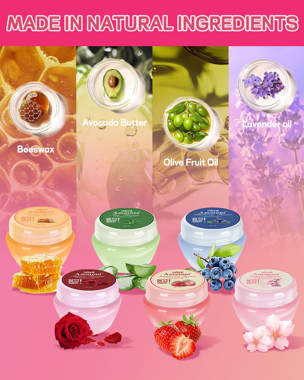 Caedelfly vanilla lip sleeping mask with soothing scent