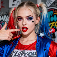 CAHOTO Harley Quinn look ideas for Halloween and cosplay events.