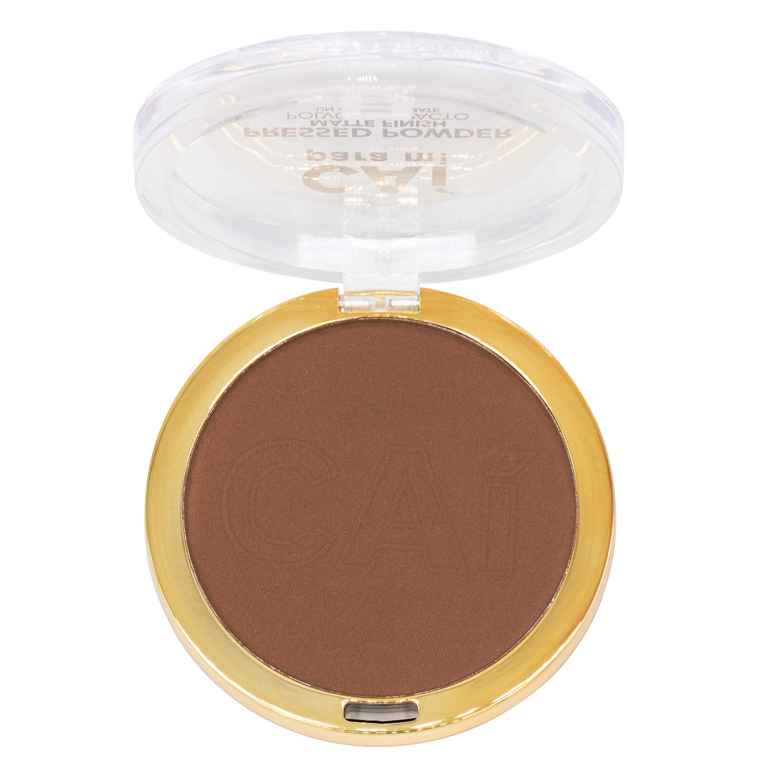 CAI Para Mi pressed powder Mocha on skin with balanced coverage
